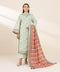3 Piece - Embroidered Khaddar Suit